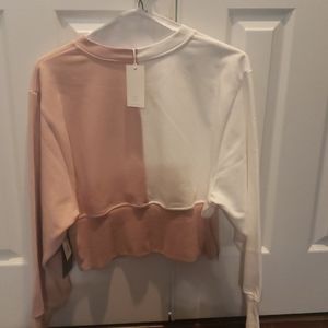 Stylish color block sweater